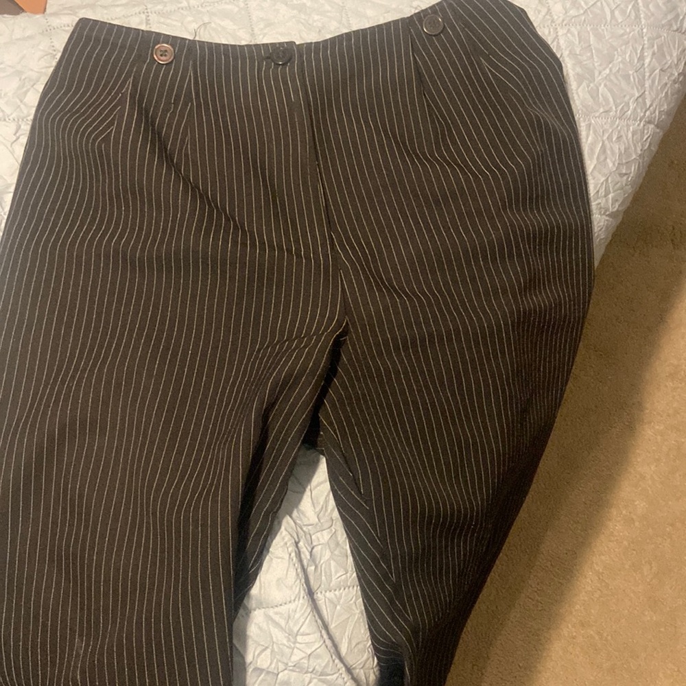 Wrapper brand, black polyester, pants are comfy
